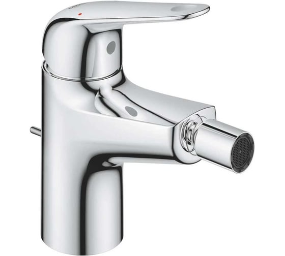 Смеситель для биде GROHE Euroeco с донным клапаном, хром 23263001