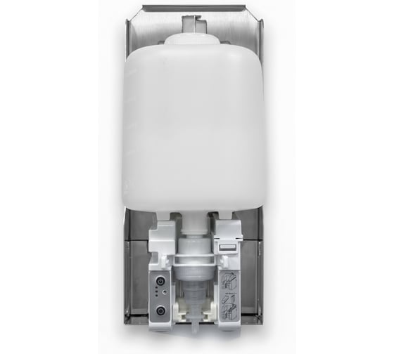Дозатор для жидкого мыла MERIDA монтируемый за зеркало STELLA R металлический, сенсорный, наливной, матовый, объем 1,2 л DWM115.R
