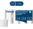 Туалетная бумага Tellus (Tork) T4 в стандартных рулонах, белая, категории Комфорт, 56 рулонов в коробе, 8 рулонов в упак., по 16 метров, 3 слоя, 7 упаковок 242400 1