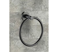 Держатель для полотенца Raindrops Black кольцо 20510