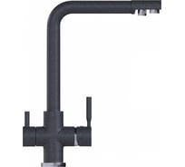 Смеситель для кухни MIXLINE ML-GS10 343 антрацит, с выходом для питьевого фильтра 547934
