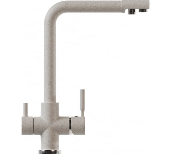 Смеситель для кухни MIXLINE ML-GS10 302 песочный, с выходом для питьевого фильтра 547686