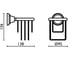 Держатель фена Bagno&Associati Canova CA17092 2
