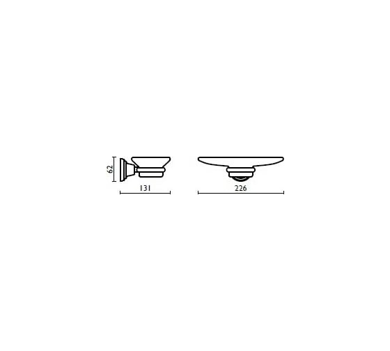 Настенная мыльница Bagno&Associati Canova керамика CA13292