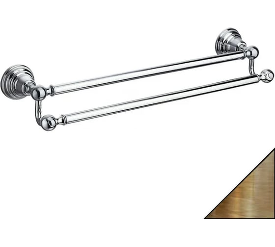 Держатель полотенца Bagno&Associati Canova сдвоенный, бронза CA21692 1