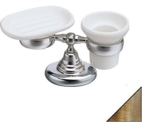 Настольная мыльница и стакан Bagno&Associati Canova керамические CA77292