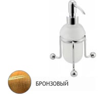 Диспенсер для жидкого мыла Bagno&Associati Regency настольный, сатиновое стекло, бронза RE72792