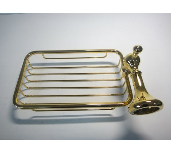 Подвесная мыльница Bagno&Associati Regency сетчатая, золото RE13452