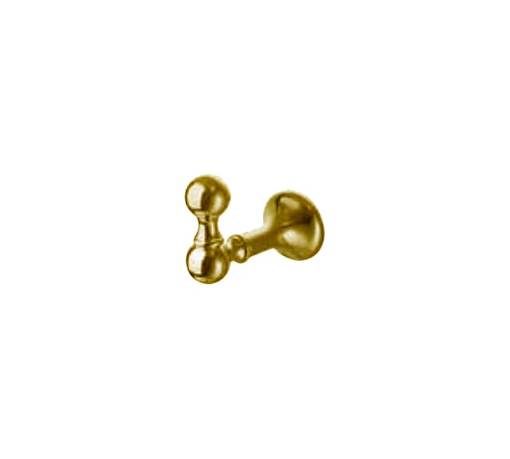 Одинарный крючок Bagno&Associati Regency золото RE24152