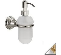 Диспенсер для жидкого мыла Bagno&Associati Canova подвесной, сатиновое стекло, хром-золото CA12739
