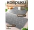 Комплект ковриков для ванной и туалета Blabar 50х80, 40х50 Diamant микрофибра светло-серый 2шт 41159 3