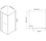 Душевое ограждение Azario Монако SQS-90×90×195 см, L/R, прозрачное стекло 6 мм, профиль хром AZ-L47-90-CH-CL 00104871 2