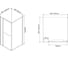 Душевое ограждение Azario Монако SQS-100×100×195 см, L/R, прозрачное стекло 6 мм, профиль хром AZ-L47-100-CH-CL 00104873 2
