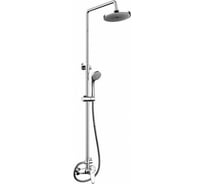 Душевая колонна со смесителем для душа Bravat OPAL C верхний душ круглой формы 00024936