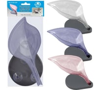 Мыльница с подставкой МУЛЬТИДОМ на присосках Лепесток VL34-154