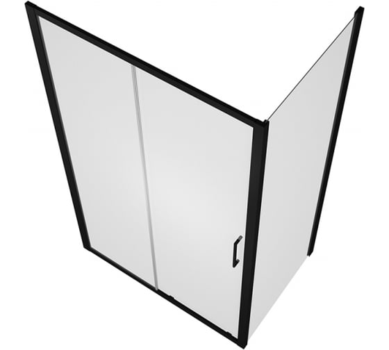 Душевое ограждение Bravat BLACKLINE 1200х800х2000 мм BS120.3101B