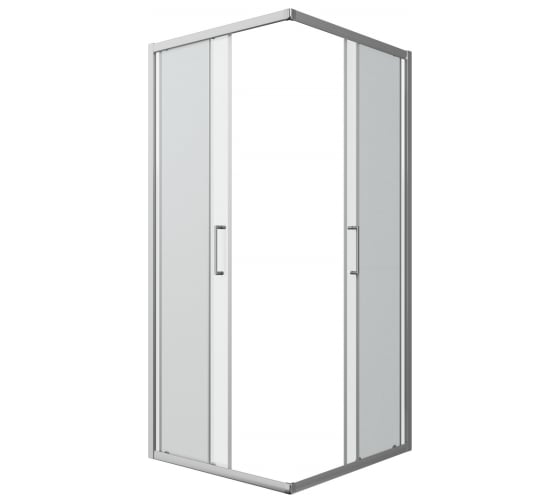 Душевое ограждение Bravat Drop без поддона, две раздвижные двери 900x900x2000 BS090.2200A