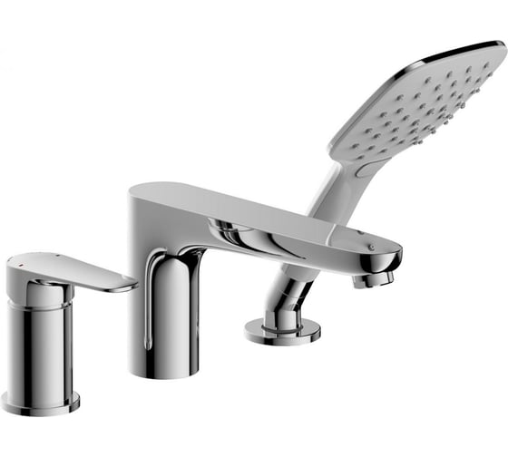 Встраиваемый смеситель Bravat Iguassu на 3 отверстия  F5173218CP-1-RUS