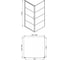 Душевой уголок Bravat BlackLine квадратный 900x900x2000 BS090.2115B 8