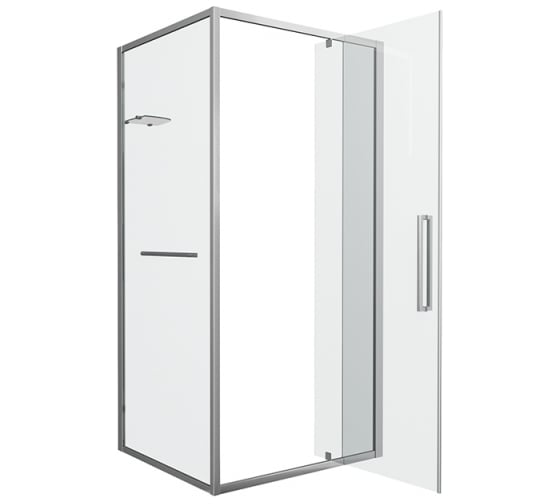 Душевое уголок Bravat LINE квадратный, с одной распашной дверью 900x900x2000 мм BS090.2116A