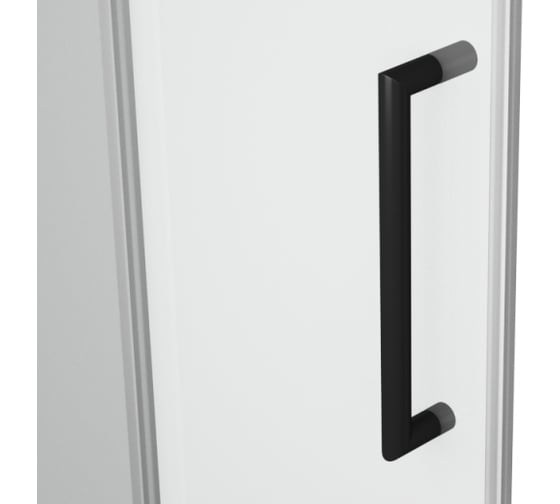 Душевая дверь в нишу Bravat BLACKLINE черный профиль BD120.4101B