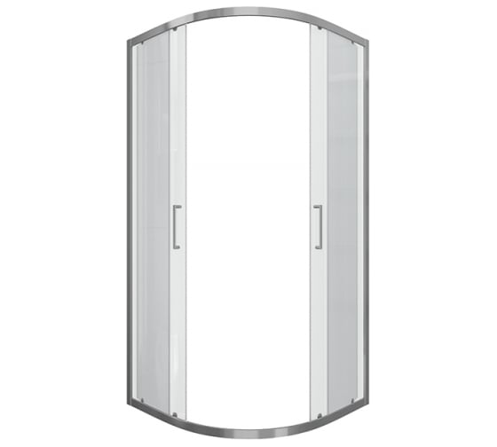 Душевое ограждение Bravat Line без поддона, две раздвижные двери 900x900x2000 BS090.1201A