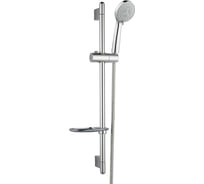 Душевой комплект Bravat Eco штанга, шланг, лейка 3 режима, мыльница D152CP-1A-RUS