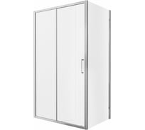 Душевое ограждение Bravat Line без поддона, одна раздвижная дверь 1200x800x2000 BS120.3101A