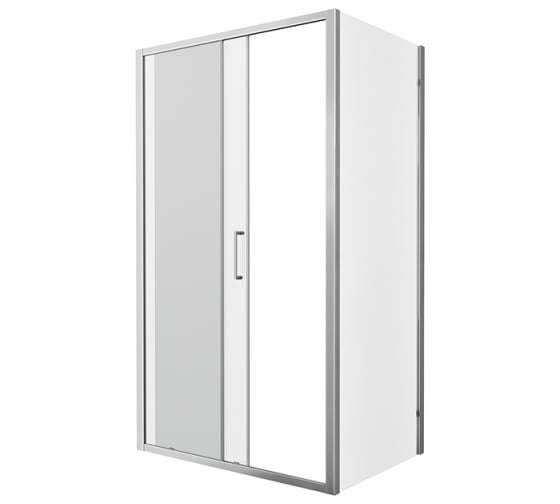 Душевое ограждение Bravat Line без поддона, одна раздвижная дверь 1200x800x2000 BS120.3101A