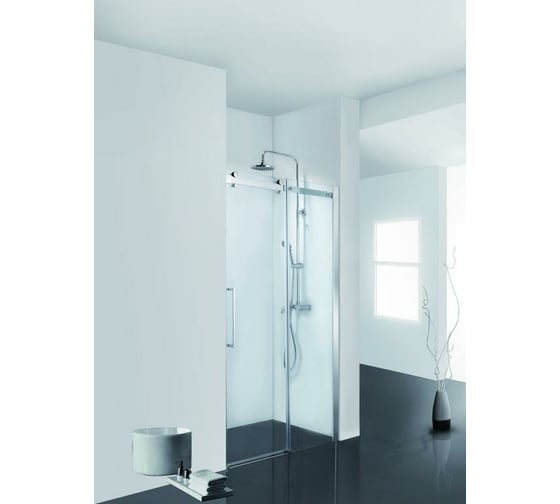 Душевая дверь в нишу Bravat Wave одна раздвижная дверь, 1200x2000 BD120.4102S