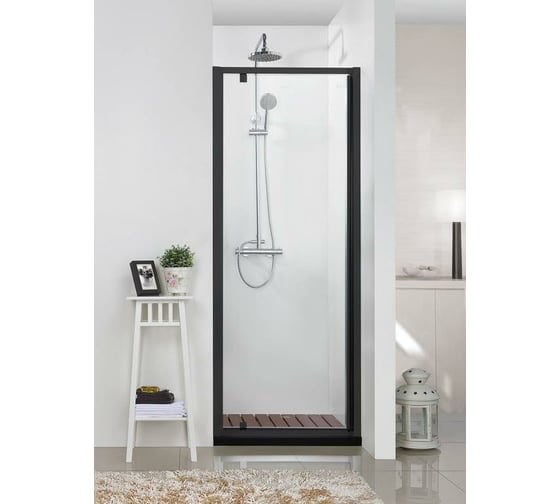Душевая дверь в нишу Bravat BLACKLINE BD100.4111B