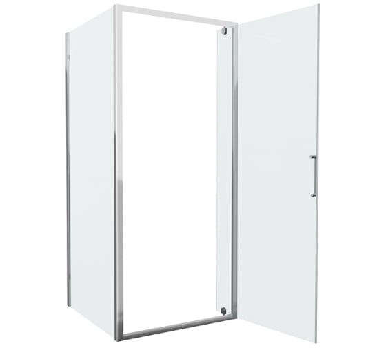 Душевое ограждение Bravat Drop без поддона, одна распашная дверь 900x900x2000 BS090.2110A