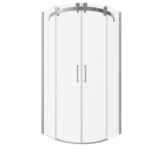 Душевое ограждение Bravat Wave без поддона, две раздвижные двери 900x900x2000 BS090.1202S