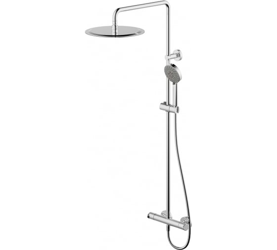 Душевая колонна с термостатическим смесителем для душа Bravat Waterfall F939114C-A5-RUS