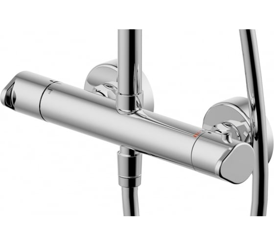 Душевая колонна с термостатическим смесителем для душа Bravat Waterfall F939114C-A5-RUS