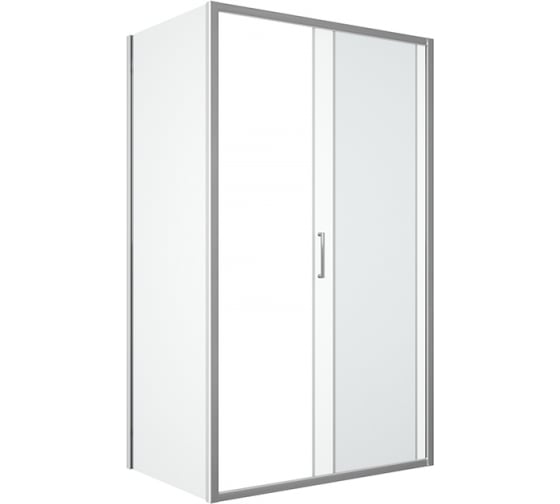Душевое ограждение Bravat Drop без поддона, одна раздвижная дверь 1200x800x2000 BS120.3100A