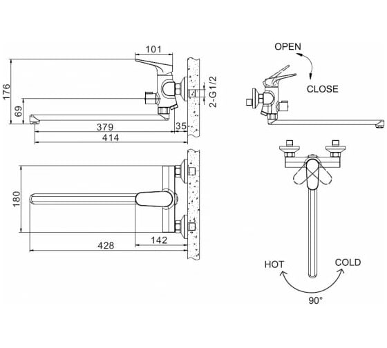 Промонабор Bravat Eler 2 в 1 F00449CP