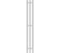 Полотенцесушитель электрический Reflexion home REFLEXION Гоби 1100x120 с крючками, белый матовый RXT0311012WH 2