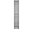 Полотенцесушитель электрический Reflexion home REFLEXION Гоби 1100x180 с крючками, оружейная сталь RXT0311018MG 4