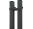 Полотенцесушитель электрический Reflexion home REFLEXION Гоби 1100x80 с крючками, графит металлик RXT031108GF 3