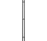 Полотенцесушитель электрический Reflexion home REFLEXION Гоби 1100x80 с крючками, графит металлик RXT031108GF 5
