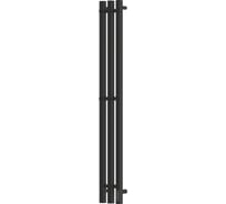 Полотенцесушитель электрический Reflexion home REFLEXION Гоби 1100x120 с крючками, черный матовый RXT0311012BL