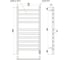 Полотенцесушитель электрический Reflexion home REFLEXION Лут 1000x500, черный матовый RXT0410050BL 3