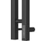 Полотенцесушитель электрический Reflexion home REFLEXION Гоби 1100x80 с крючками, черный матовый RXT031108BL 5