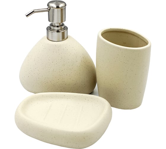 Стакан для зубных щеток Bath Plus 9x8,6x10,4 см LUCE W-CE-0836C-TB