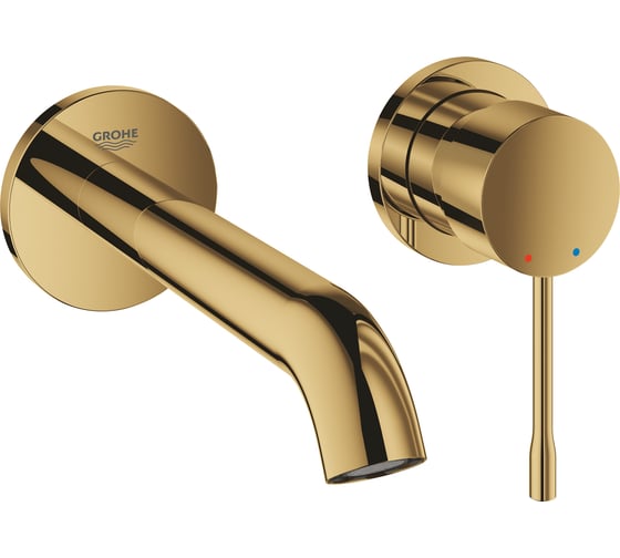 Внешняя часть смесителя для раковины Essence Grohe скрытого монтажа, на 2 отверстия, M-Size, холодный рассвет глянец () 29192GL1