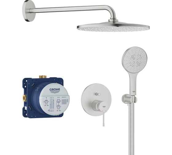 Душевая система Grohe Essence со смесителем для душа, суперсталь () 25287DC0
