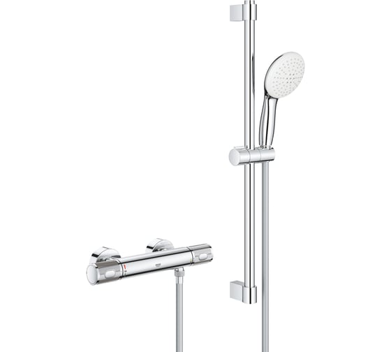 Термостат для душа Grohe Grohtherm 1000 Performance с душевым гарнитуром, хром () 34834001