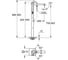 Внешняя часть смесителя для ванны Grohe Eurocube, хром () 23672001 2