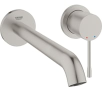 Внешняя часть смесителя для раковины Grohe Essence скрытого монтажа, на 2 отверстия, L-Size, суперсталь () 29193DC1